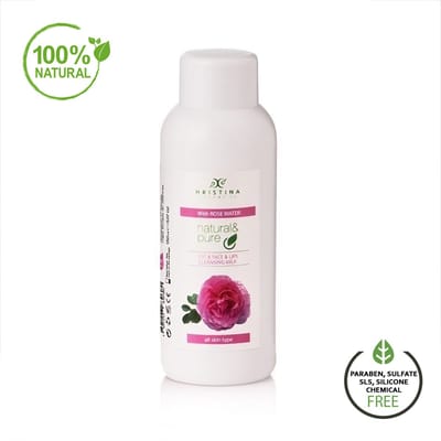 Hristina Natuurlijke Reinigingsmelk | Cleansing Milk met Rozewater: Zuiverende Verzorging - 150ml