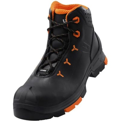 uvex 2 6503242 Hoge veiligheidsschoenen S3 Schoenmaat (EU): 42 Zwart, Oranje 1 paar