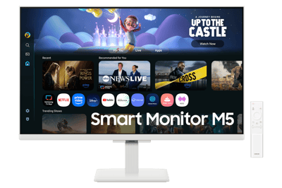 Samsung Smart Monitor M5 LS27FM501EUXEN - Full HD Smart Monitor - 27 Inch