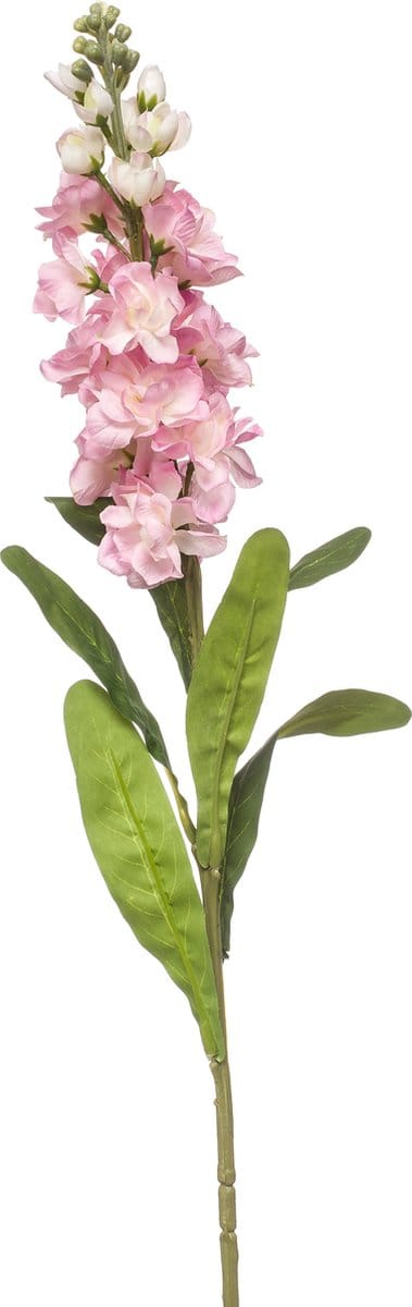 Emerald - Kunstbloem Violier 80cm roze - Kunstplant voor binnen