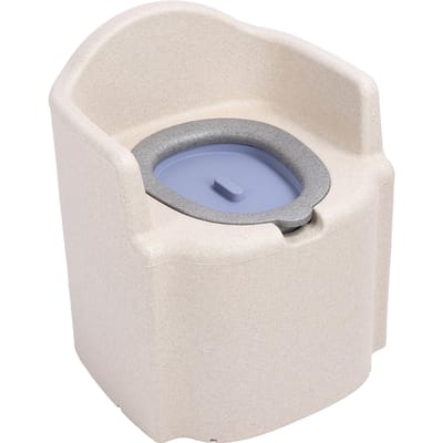 Bedside Commode Chair for Elderly Solid Hollow Bucket Soft Cushion Water Resistant Non Slip EPP