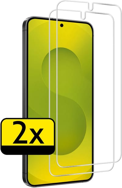 Screenprotector - Geschikt voor Samsung Galaxy S25 Edge - 2 Stuks - Extra Sterk - Beschermglas - Gehard Glas - Tempered Glass - Screen Protector