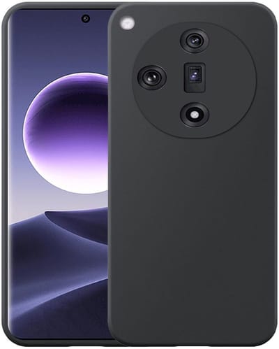 Geschikt voor Oppo Find X7 Telefoonhoesje Zwart Flexibel Siliconen TPU hoesje - Flexible Back Cover Case Siliconen TPU - Zwart - Smartphonica geschikt voor Oppo Find X7