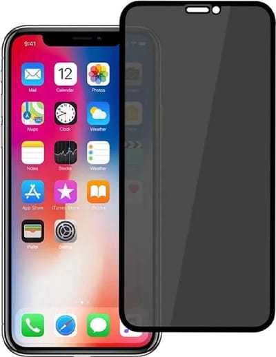 Privacy Screenprotector Geschikt voor iPhone 11/ XR - iPhone 11/ XR Privacy Tempered Glass