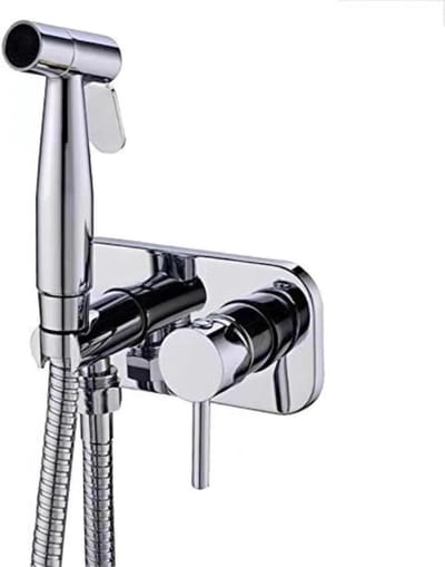 Draagbare Bidet Douche - Handdouche Bidet - Persoonlijke Hygiëne - Eenvoudige Bediening - 10x10x10 mm - Zilver