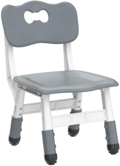 SAVI® Peuterstoel - Kinderstoel - Peuter Stoel - Grijs - 28cm x 30cm x 56cm