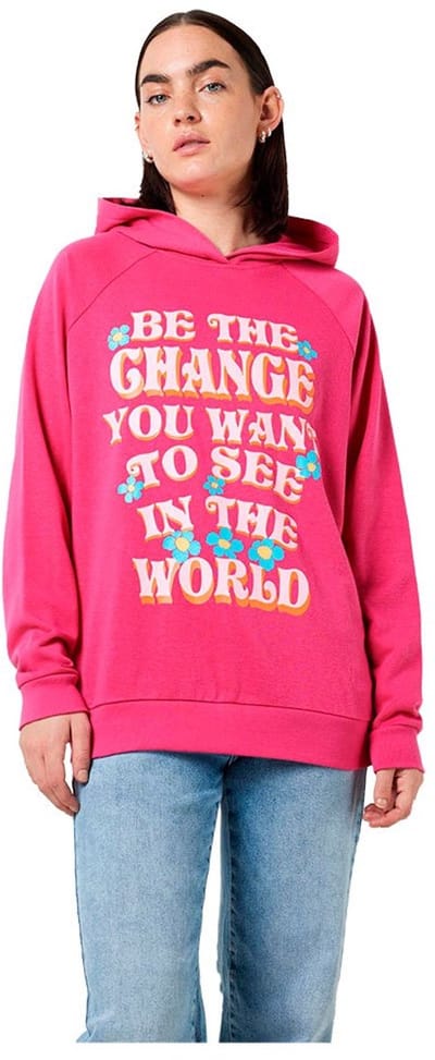 Noisy May Mily Hoodie Roze S Vrouw
