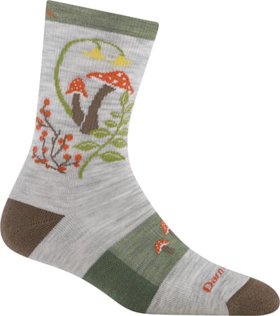 Mellow Mushrooms Micro Crew Lightweight with Cushion- Hardloopsokken - Hikingsokken en wandelsokken van merinowol