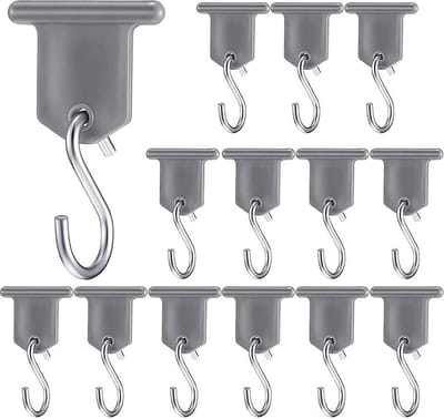 10 paar campingluifelhaken, accessoires voor RV-caravanluifels, S-vormige haken voor partytenten, binnen- en buitenlampvoet voor caravans