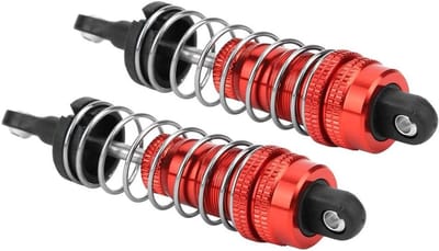 Schokdempers van metaal voor WLtoys 144001 en 1316 RC modelauto's - Reserveonderdelen in blauw en rood