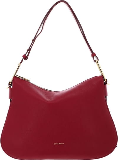 COCCINELLE Leren Schoudertas Magie Soft Shoulder Bag Sangria (rood)paars