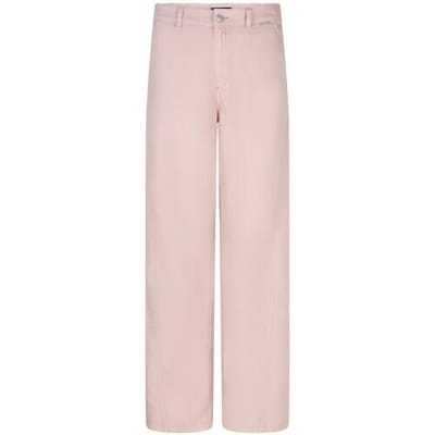 Red Button roze dames broek   Regular fit   Steekzakken   Knoop- en ritssluiting   Regular waist Roze 38/33