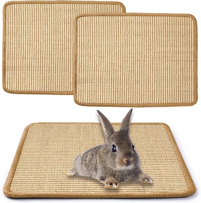 Famanu - Krabmat 40x30 cm herbruikbaar voor konijnen en cavia’s