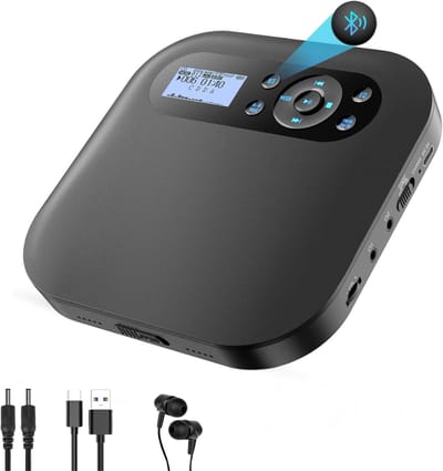 MRKK® Discman CD Speler - Walkman - Bluetooth