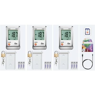 testo 0572 1750 175 T1 Set Temperatuur datalogger Te meten grootheid Temperatuur -35 tot +55 °C