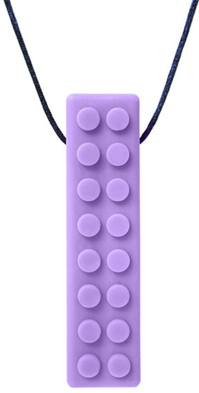 Ark Therapeutics kauwsieraad Brick Stick ketting lavendel XXT speelgoed.