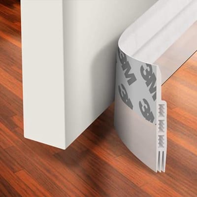 Tochtstrip - 100cm x 5cm - Tochtstrips voor Deuren - Tochtstopper - Tochtrol - Tochtband - Tochtwering - Zelfklevend - Transparant
