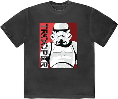 Disney Star Wars - Trooper Card Heren T-shirt - S - Zwart