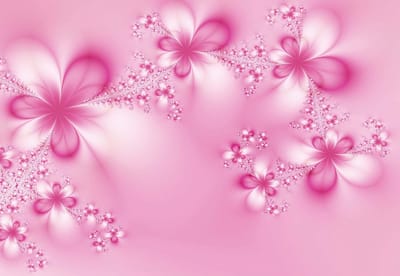 Fotobehang Flowers Abstract Nature | XL - 208cm x 146cm | 130g/m2 Vlies