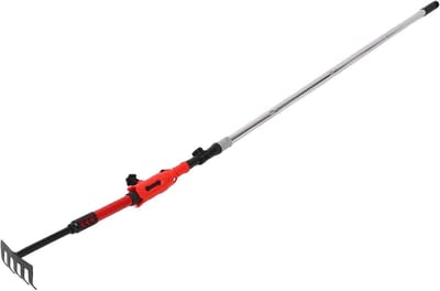 Dakgoot Reinigingsset - Blad Harken Schep - Dakgoot Onderhoud - Verstelbare Hoek Adapters - 1.70 Meter - Zwart