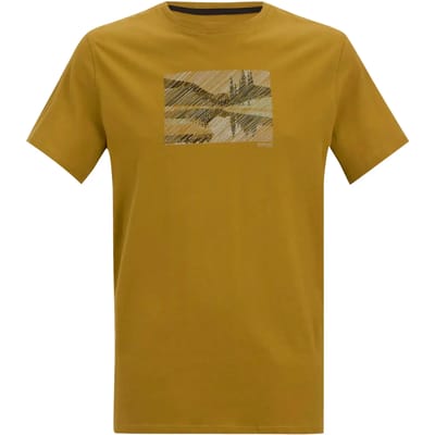 Heren T-shirt met korte mouwen en grafische print, ademend en luchtig.