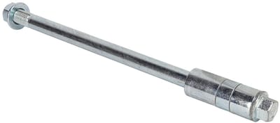Dailygoods- Voor-achteras 12 Mm - Stalen As - Lichtmetalen Verbindingen - Compatibel met PIT PRO Trail - Hoge Hardheid - Stabiele Prestaties