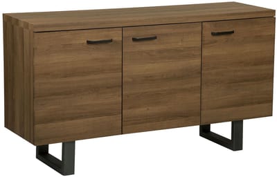 TIMBER L - Sideboard - Donkere houtkleur - MDF