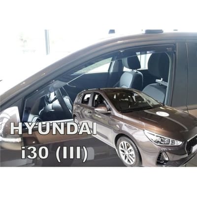 J&J AUTOMOTIVE | Heko Deflecteurs d'air Déflecteurs de Vent Pour Hyundai I30 3 depuis 2017 5P. Berlina / Break