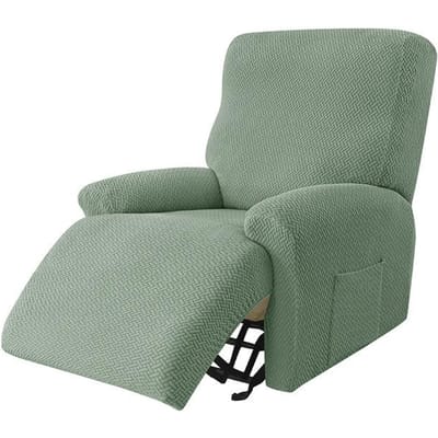 Hoes voor fauteuil Bank Hoes voor fauteuil Bankhoes Anti-stof Antislip Hoes voor luie jongensstoel Effen kleur Universele stoelhoes 1 Seat