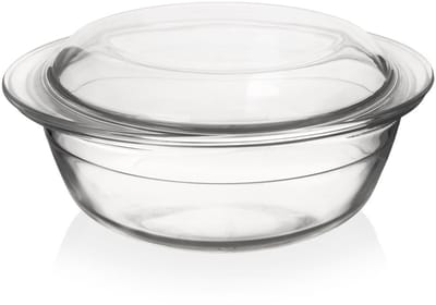 Orion - Ovenschaal Borosilicaatglas - 2,2 L - Met Deksel - 27x23x11,5 cm