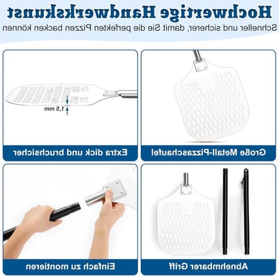 Pizza Slider Perforated 30.5 cm - Perfect voor het maken van knapperige pizza's, taarten en gebak
