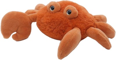 Cute since 1999 - Knuffel krab - Oranje krab speelgoed- Baby knuffel - 22cm