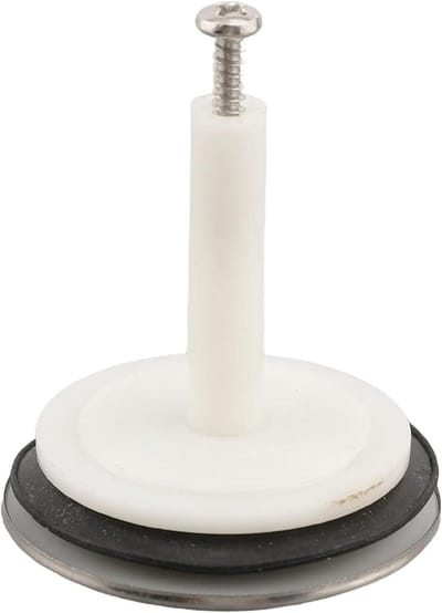 Bad Afvoer Stopper - Wastafel Afvoer - Voorkomt Verstoppingen - Verstelbare Staaf - 46mm - Wit
