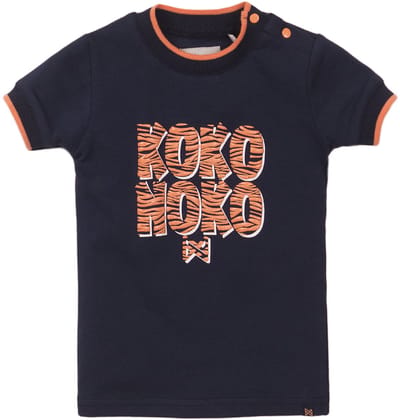 Koko Noko - Meisjes - T-shirt Donkerblauw - maat 116