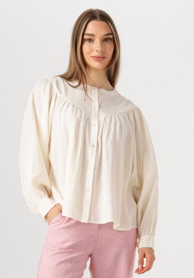Ydence Blouse Hester Dames - Jurken - Wit - Maat XS