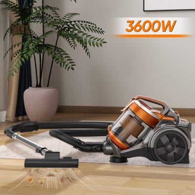 3600W 15000PA A Stofzuiger Vacuüm multi-cyclonische Filtratie gevulde Vacuüm Harde Vloeren Tapijten FET Haar