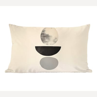 Sierkussens - Kussentjes Woonkamer - 60x40 cm - Beige - Japandi - Wabi sabi