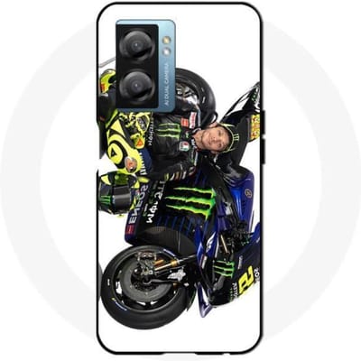 Hoesje - Maniacase - Oppo A77 5G - Flexibel - Zwart - Motorsport Valentino Rossi