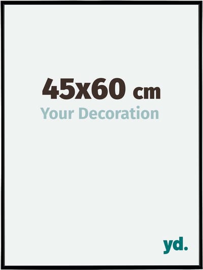 Your Decoration - Fotolijst 45x60 cm - Kunststof - Zwart Mat - Evry