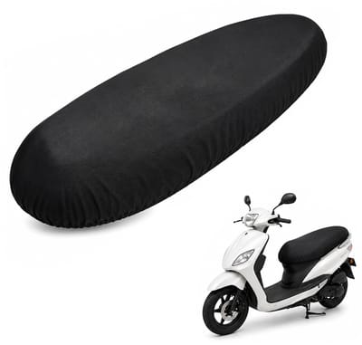 Stoelhoezen motorfiets bescherming, universele motorstoelhoes, waterdichte scooter stoelhoes, Oxford scooter stoelhoezen, motorfiets zitkussen afdekking met elastiek tegen regen zon stofdicht, XL (85