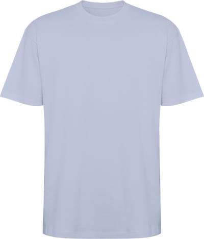 Zen Blauw oversized unisex t-shirt katoen Model Bull merk Roly maat 3XL