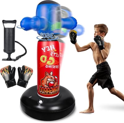 Bokszak Kangoeroe - Opblaasbare bokszak - Kinderen Sporten - 360 graden draaibaar - 160 cm - Niet gespecificeerd