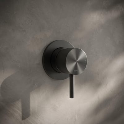 Hotbath Archie AR031 inbouw douchemengkraan geborsteld gunmetal PVD