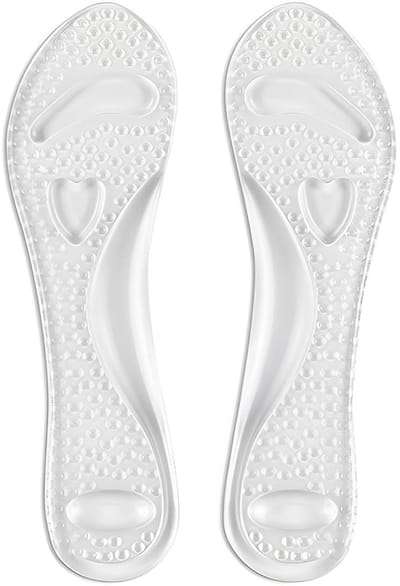 Dailygoods- Inlegzolen Universele Pasvorm - Zelfklevend - Antislip - Gelinlegzolen - Hoge Hakken - Pijnverlichting voetboog - Voetbed