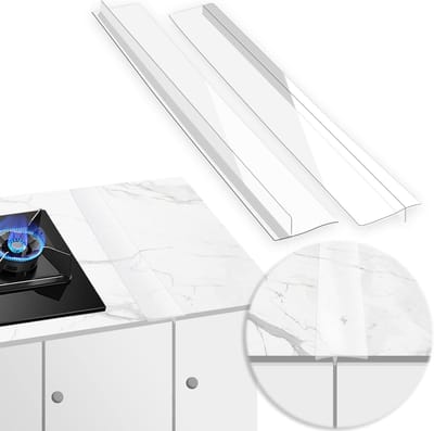 Siliconen Kierenbeschermer voor Fornuis en Oven - 2 Stuks, 76 cm, Transparant, Ideaal voor Droger en Wasmachine