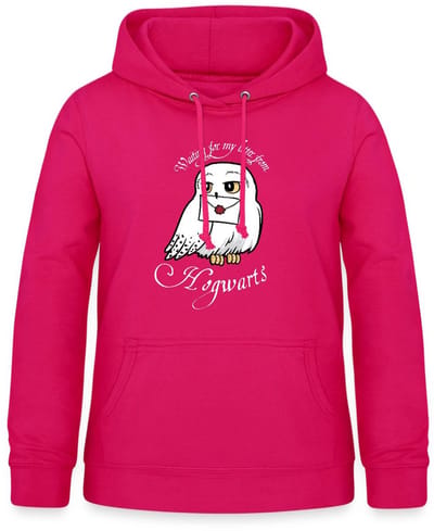 Harry Potter Hedwig Met Brief Waiting For My Letter Hoodie Dames