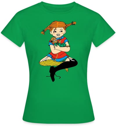 Pippi Langkous En Meneer Nilsson T-Shirt Dames