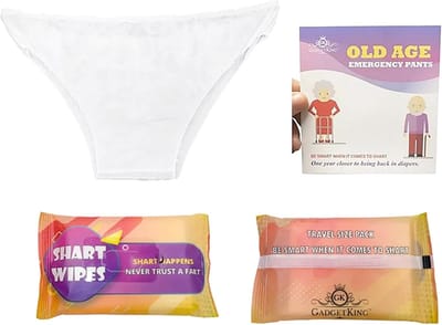 Noodbroek Cadeau - Grappige Vulling - Feestelijke Verrassing - Twee Items - 70 g - Niet gespecificeerd