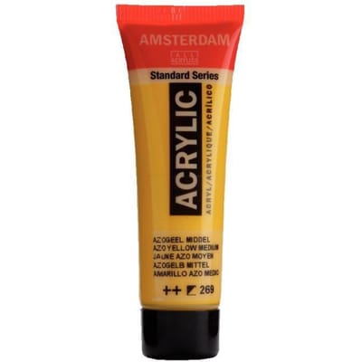 Acrylverf - Amsterdam - Acrilico Standaard - Middel Azo Geel - 20 Ml - Gemengd