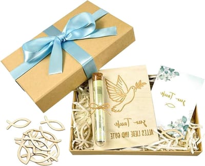 Bijzondere Doopcadeaus voor Jongens en Meisjes, Houten Doopkaart en Betekenisvolle Cadeaus voor Grootouders, Compleet Doopgeschenk Set